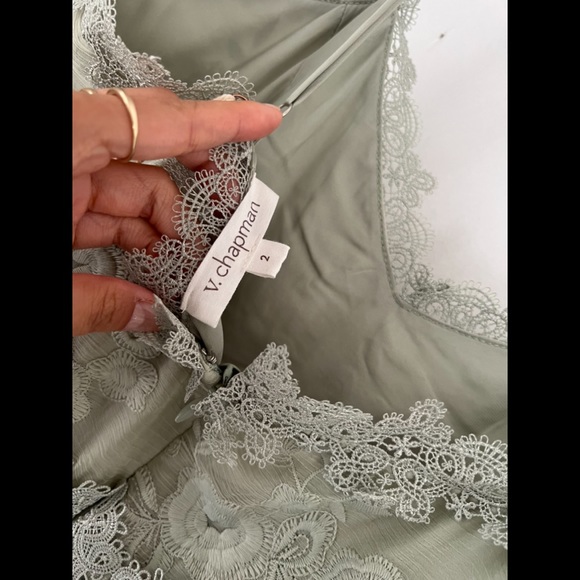 VChapman Dahlia dress in Sage Green. size 2 - Picture 4 of 6